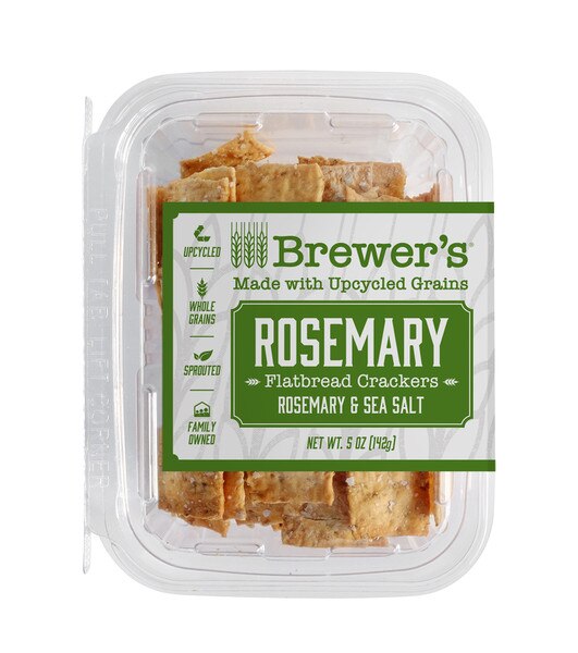 Brewer's Foods / Flatbread Crackers, Rosemary / Case, 12 x 5oz