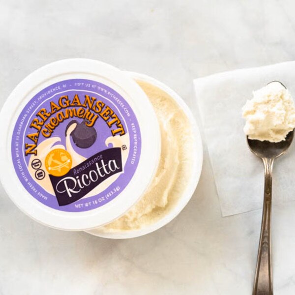 Narragansett Creamery / Renaissance Ricotta / Case, 6 x 16oz